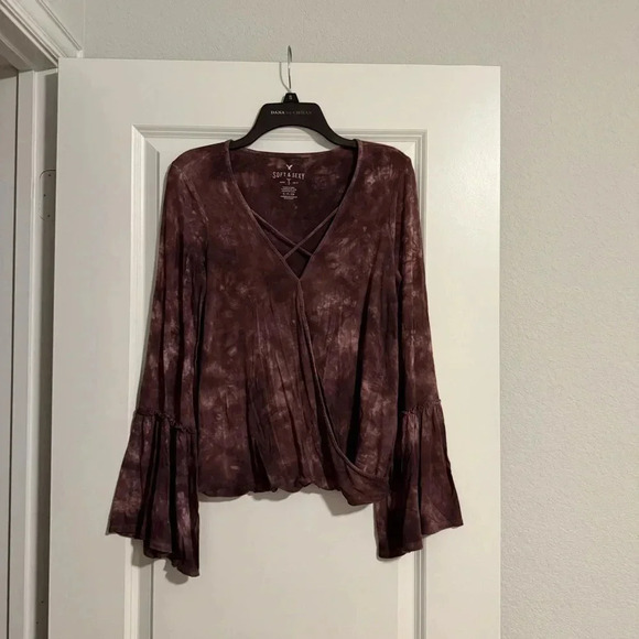 American Eagle Outfitters Tops - AMERICAN EAGLE LONG SLEEVE BLOUSE SIZE SMALL